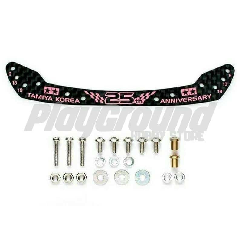 0cc23441c2444bf9fc137fe4ba979558-1.jpg TAMIYA 92421 1/32 MINI 4WD HG CARBON FULLY COWLED 25TH ANNIVERSARY KOREA (1.5MM) - Image 1