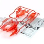 Tamiya 95407 Mini 4WD DCR-01 Body Parts Set (Clear Red)
