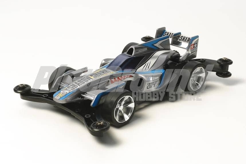 132858893c3038dd751a4e05571bdd9e-1.jpg TAMIYA 18704 1/32 MINI 4WD SHADOW SHARK (AR CHASSIS) - Image 1