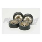 Tamiya 15358 Low-Profile Tire & Wheel Set (Fin)