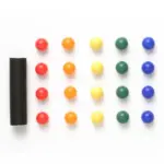 TAMIYA 15386 1/32 MINI 4WD STABILIZER BALL CAP (BRIGHT)