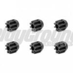 Tamiya 15453 1/32 Mini 4WD Carbon Reinforced 8T Pinion Gear 6pcs