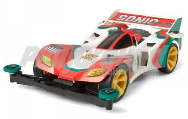 19432_1-600x380-1-1.jpg Tamiya 19432 1/32 Mini 4WD Sonic Saber Premium (Super-II Chassis) - Image 1