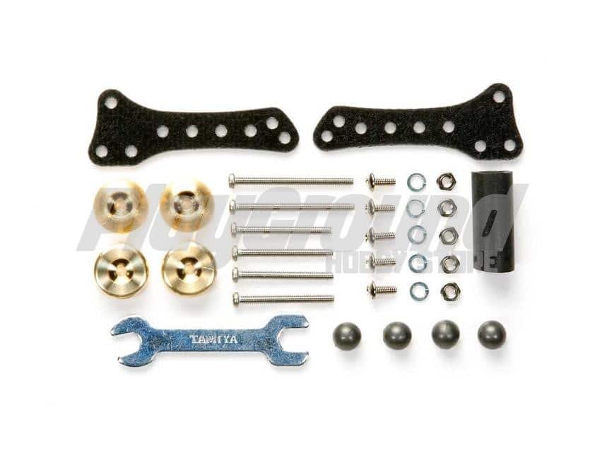 2cd0f6a2931fa1810a3af92abea3e5f0-1-1.jpg TAMIYA 15459 1/32 MINI 4WD SIDE MASS DAMPER SET (for AR CHASSIS) - Image 1