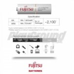 Fujitsu Standard AAA 4 cells 800mAh Rechargeable Battery - HR-4UTC(4B)TW - Image 2