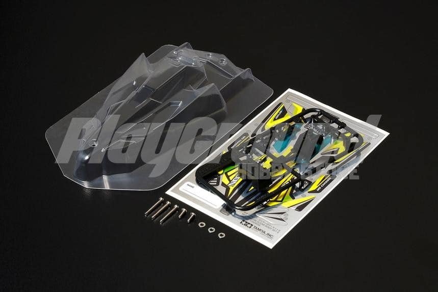3314EE12-9D0D-46E0-84D0-93615BD5B695-1.jpeg Tamiya 95472 1/32 Mini 4WD Neo Falcon Clear Body Set II - Image 1