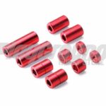 Tamiya 95388 ALUMINUM SPACER SET (RED)