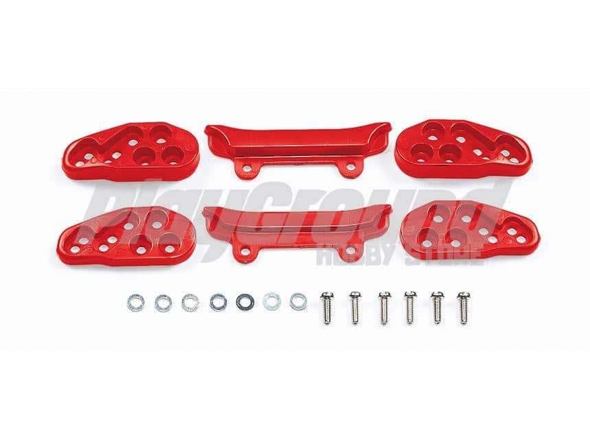 4A847BD7-63BF-44EC-AA1E-AB2EBDD084F3-1.jpeg Tamiya 95287 1/32 Mini 4WD Front Under Guard (Red) - Image 1