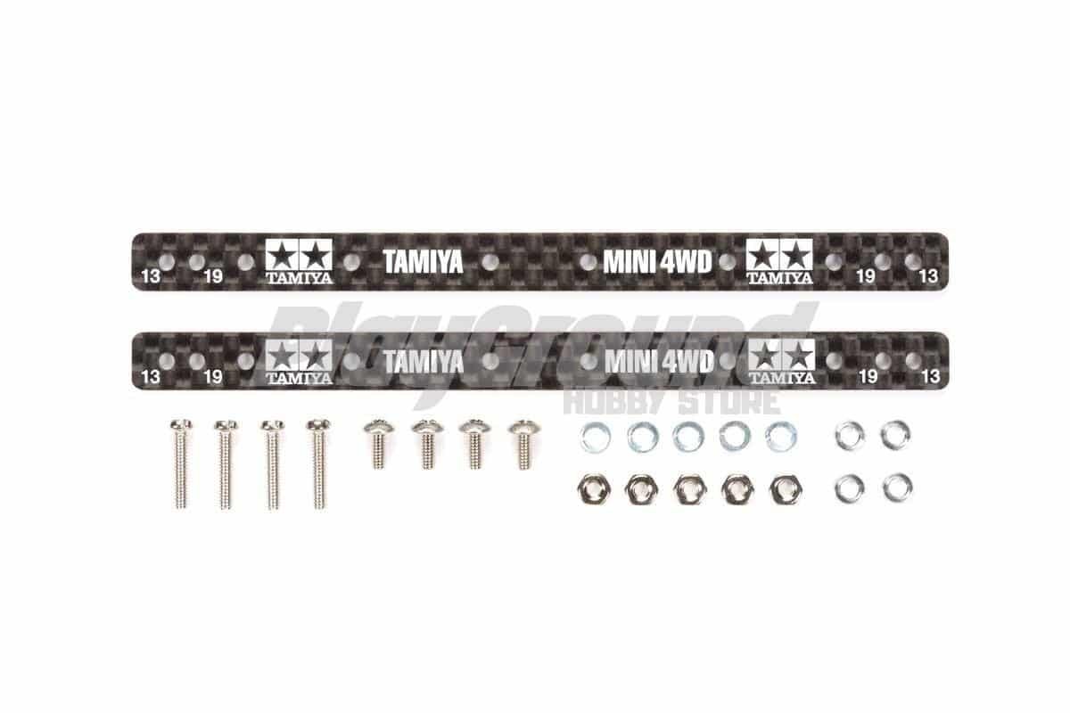 503fd2ea2cb835393abe2c3757f37130-1.jpg TAMIYA 15497 1/32 MINI 4WD HG CARBON REINFORCING PLATE for 13/19mm ROLLER (1.5mm) - Image 1