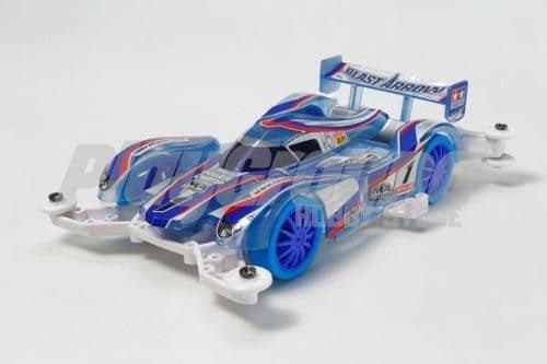 5ecee5dffc1381a7a7556111ed05a1f0-1.jpg TAMIYA 95217 1/32 MINI 4WD BLAST ARROW CLEAR BLUE SP (MA CHASSIS) - Image 1