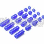 Tamiya 95368 1/32 Mini 4WD Lightweight Plastic Spacer Set (12/6.7/6/3/1.5mm) (Blue)