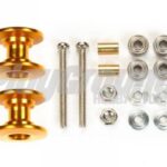 Tamiya 95581 Lightweight Double Aluminum Rollers (13-12mm/Gold)