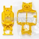 TAMIYA 92435 YELLOW CHASSIS AND A PARTS ONLY