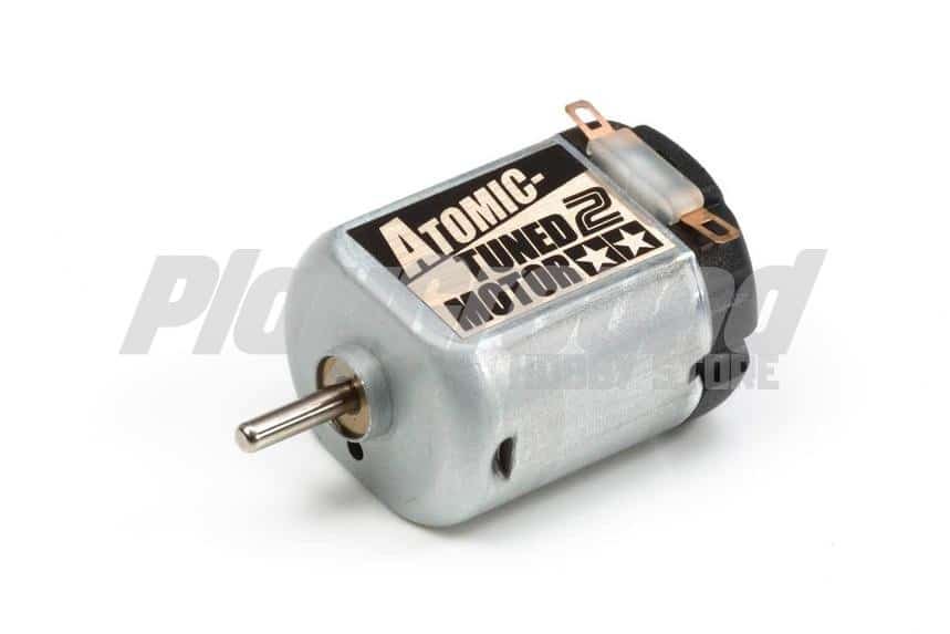 94d3b0a54ea47196179bac8b57c60fcc-1.jpg TAMIYA 15486 1/32 MINI 4WD ATOMIC-TUNED 2 MOTOR - Image 1