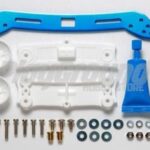 Tamiya 95056 1/32 Mini 4WD Wide Front Sliding Damper (Blue)