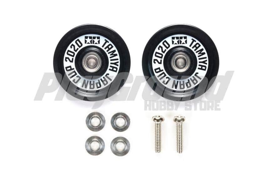 95137-1.jpg Tamiya 95137 HG 19mm Aluminum Ball-Race Rollers J-Cup 2020 (2pcs.) - Image 1