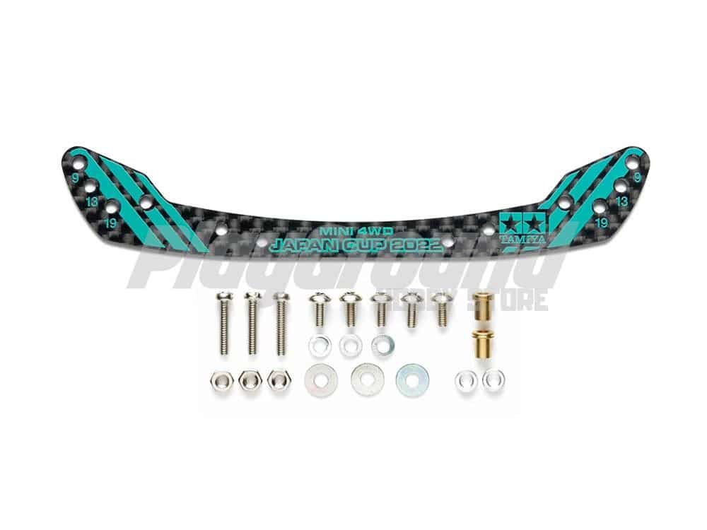95153-1.jpg Tamiya 95153 HG Carbon Front Stay For Fully Cowled Mini 4WD (1.5mm) J-Cup 2022 - Image 1