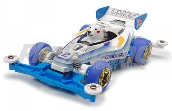 95227_1-600x389-1-1.jpg Tamiya 95227 1/32 Mini 4WD Shirokumakko (Finished Model) - Image 1