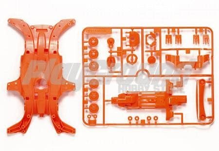 95230-1.jpg Tamiya 95320 MA Fluorescent-Color Chassis Set (Orange) - Image 1