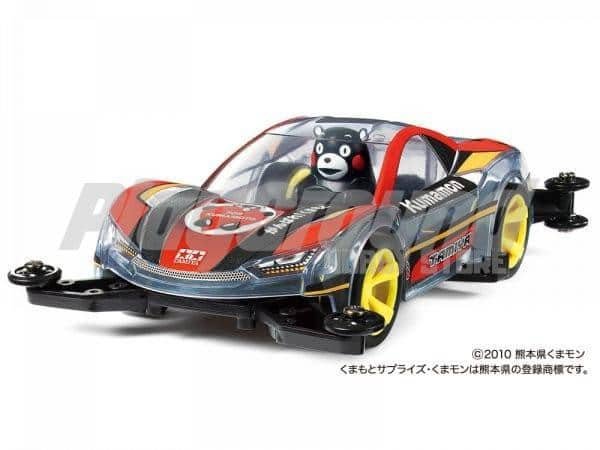 95281_1-1-600x450-1-1.jpg Tamiya 95281 1/32 Mini 4WD Kumamon Mini 4WD – Supporting Kumamoto (MA Chassis) - Image 1