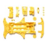 Tamiya 95353 1/32 Mini 4WD REINFORCED CHASSIS SET Vs Chassis (Yellow)