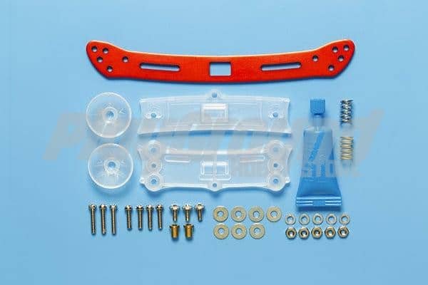 95364-1.jpg Tamiya 95364 1/32 Mini 4WD Wide Rear Sliding Damper 2 (Red) - Image 1
