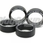 Tamiya 95374 1/32 Mini 4WD JR Super Hard Large Dia LP Tires – Black