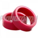 Tamiya 95389 1/32 Mini 4WD JR Low Friction Lg Dia LP Tire – Maroon / 2pcs
