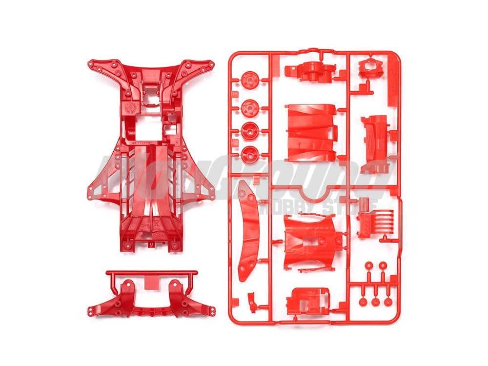 95411-1.jpg Tamiya 95411 FM-A Chassis Set (Red) - Image 1