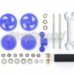 Tamiya 95430 1/32 Mini 4WD Large Dia. Stabilizer Head Set (17mm) (Blue)