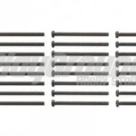 Tamiya 95434 1/32 Mini 4WD Stainless Steel Screw Set (15/20/25/30mm) (Black)