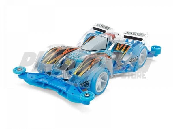 95439_1-600x450-1-1.jpg Tamiya 95439 1/32 Mini 4WD Gun Bluster XTO Light Blue Special (Polycarbonate Body) (FM-A Chassis) - Image 1