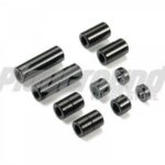 Tamiya 95481 1/32 Mini 4WD Aluminum Spacer Set (12/6.7/6/3/1.5mm, 2pcs. each) (Black)