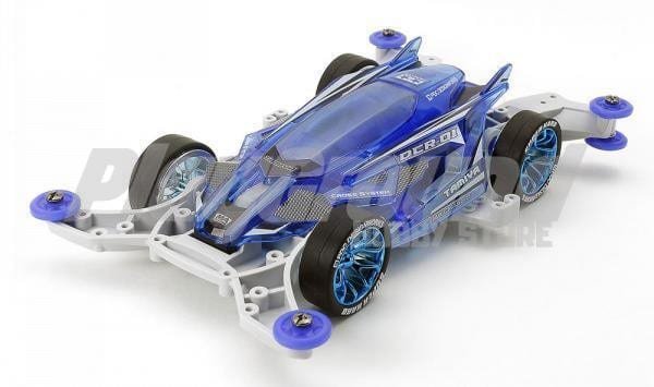 95500-600x355-1-1.jpg Tamiya 95500 Mini 4WD DCR-01 Clean Blue Special (MA Chassis) - Image 1
