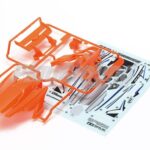 Tamiya 95511 1/32 Mini 4WD DCR-02 Body Parts Set (Fluorescent Orange)