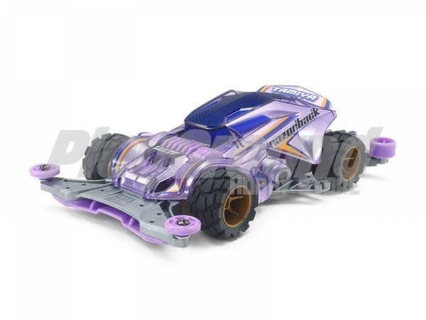95524_1-600x450-1-1.jpg Tamiya 95524 Mini 4WD Razorback Clear Violet Special (FM-A Chassis) $114.00 - Image 1
