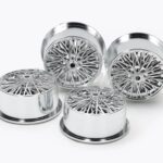 Tamiya 95531 Wire Spoke Wheels for Low-Profile Tires (Silver Plated)