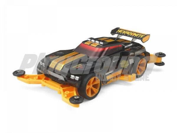 95565_1-1-600x450-1-1.jpg Tamiya 95565 1/32 Mini 4WD Hexagonite Black Special (MA Chassis) - Image 1