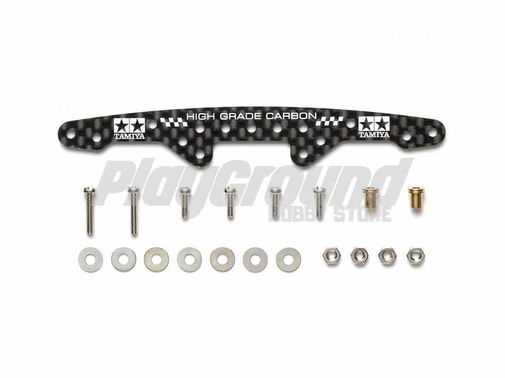 95600-1.jpg TAMIYA 95600 1/32 MINI 4WD HG CARBON REINFORCING PLATE FOR SUPER X CHASSIS (1.5MM) - Image 1