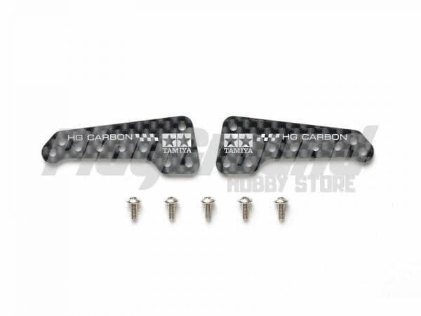 95601-600x450-1-1.jpg Tamiya 95601 HG Carbon Side Stays for AR Chassis (1.5mm) - Image 1