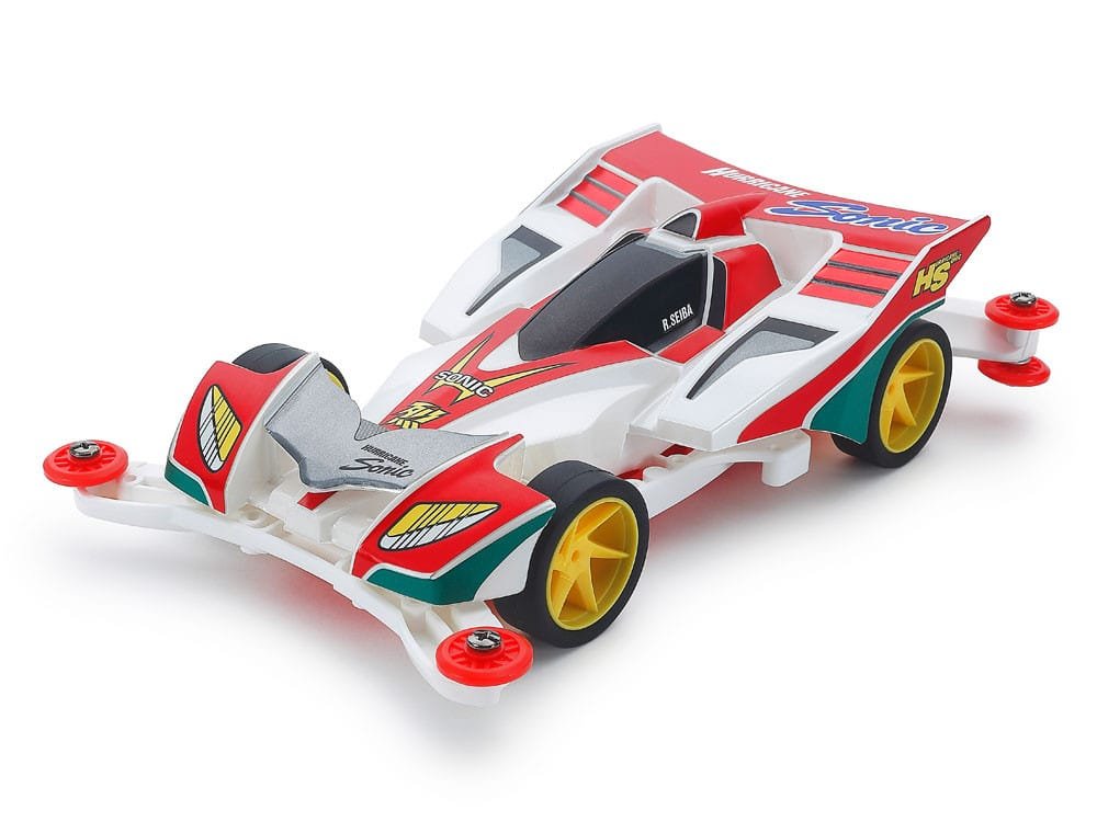 95603_1.jpg TAMIYA 95603 1/32 Mini 4WD HURRICANE SONIC POLYCARBONATE BODY SPECIAL (AR CHASSIS) FULLY COWLED MINI 4WD 30TH ANNIVERSARY - Image 1