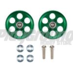 Tamiya 95607 HG Lightweight 19mm Aluminum Ball-Race Rollers (Ringless/Green)