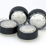 Tamiya 95631 1/32 Super Hard Low Height Tires & Reinforced Dish Wheels (Dual Ridge Jr.)