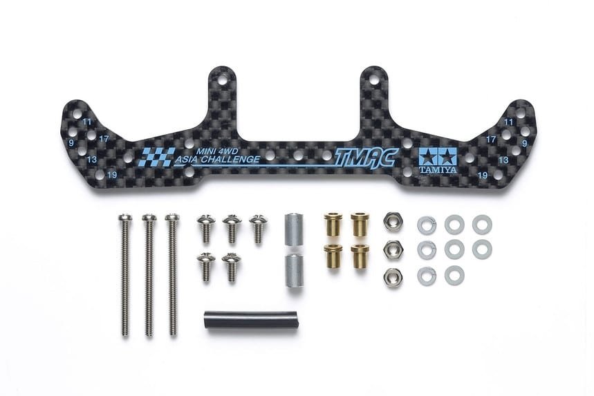 95653.jpeg TAMIYA 95653 MINI 4WD HG CARBON WIDE REAR PLATE Ar Chassis 1.5Mm Asia Challenge - Image 1