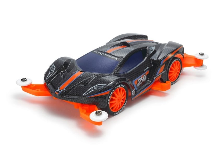 95658_01.jpeg Tamiya 95658 1/32 Mini 4WD Festa Jaune L Orange Special (MA Chassis) - Image 1