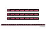 Tamiya 95667 Mini 4WD Fully Cowled Mini 4WD 30th Anniversary Multi-Tape (15mm width, Black/Pink) - Image 2