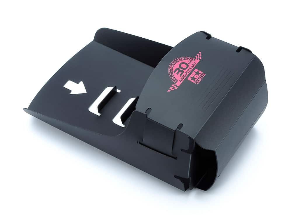 95669_1.jpg Tamiya 95669 FULLY COWLED 30TH ANNIV. MINI 4WD CAR CATCHER (BLACK) - Image 1