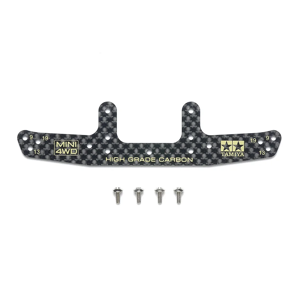 95693_1.webp TAMIYA 95693 1/32 MINI 4WD HG CARBON REAR BUMPER PLATE (1.5MM) - Image 1