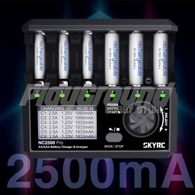 NC2500Pro-1.jpg SkyRC NC2500 Pro Charger AA/AAA Battery Charger/Analyzer - Image 1
