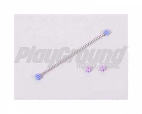 TA_15234-1.jpg TAMIYA 15234 1/32 MINI4WD HOLLOW PROPELLER SHAFT (FOR SUPER X CHASSIS) - Image 1